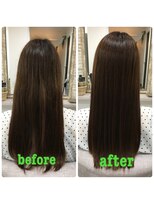 ビオス(Beoth) ストレーターによる特別な薬剤と技術で自然な艶髪へ！！