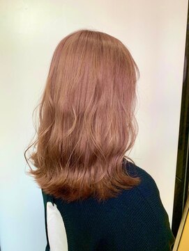 メーヴェ(Mowen) ピンクベージュxアディクシーxラフウェーブ