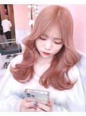 【 LOUIS 】韓国っぽいくびれヘア &nbsp;オレンジベージュ