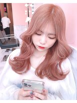 ルイ(LOUIS)&nbsp;【 LOUIS 】韓国っぽいくびれヘア  オレンジベージュ