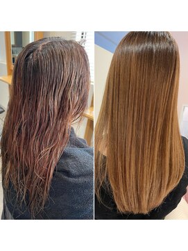 プアナナラ(pua nanala) ブリーチ履歴あり　ケアストレート