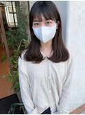 重ため韓国風ヘア