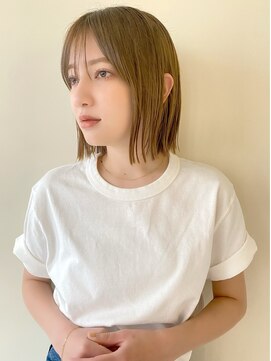ベル 新宿(Belle) 好感度間違いなし！みんながまとまるシースルー外ハネボブ♪