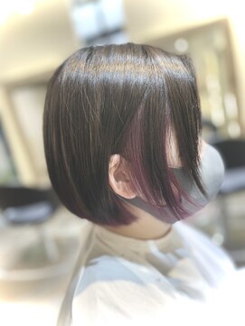 ウィール(WEALL) ☆ショートボブ×インナーパープル☆
