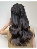 ラボヌールヘアーレーヴ 池袋店(La Bonheur hair reve)&nbsp;【ラボヌールヘアー・佐野】大人ハーフアップ♪