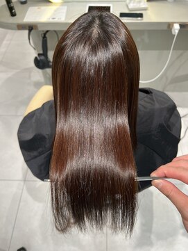 ロンドメリア 天神大名店(Lond Melia) ★大人ガーリー艶髪チョコレート髪質改善★ #髪質改善#縮毛矯正
