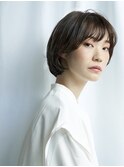 ボブ　丸みショート　恵比寿　松崎
