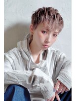 クシュ 所沢東口店(kusyu...) シルキーベージュ/斜めバング/グレージュカラー/デザインカラー