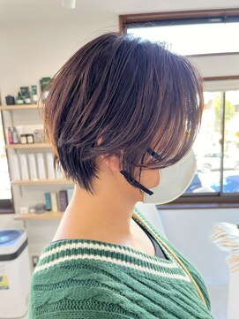 メロウ(mellow) ショート×白髪ぼかしアッシュグレージュ