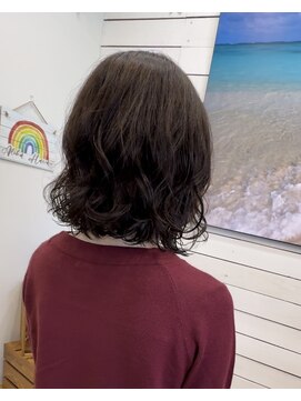 ラニハナクドウ(lanihana.kudo) +*~コテ巻き風パーマ【Sカールボブパーマ】~*+