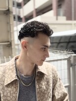 刈部倶楽舞&nbsp;極道パーマ/宮城リョータ/メンズパーマ/スキンフェード/黒髪