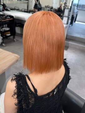 ベレーザ 渋谷(BELEZA) 8762ニュアンスカラーオレンジハイトーングラデーションカラー