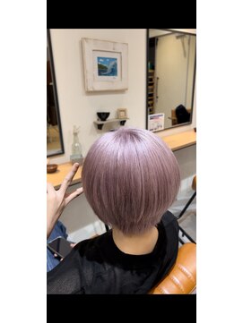 ブライト 関目(Breit) 【ショートボブ×ピンクペール】