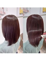 アッシュ 清瀬店(Ash)&nbsp;【髪質改善】つやつやブラウン　Ash清瀬 大嶋