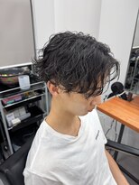 レブ 三条河原町(Reb,) センターパーマスパイラルツーブロック