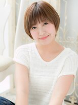 モッズ ヘア 福岡姪浜店(mod's hair) mod's姪浜/小顔補正カットマロンブラウンマッシュショートh