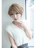 【Rire-リル銀座-】フェミニンショートボブ☆