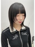 20代30代40代前下がり耳掛けショートウルフ丸みショート◎