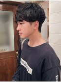 原宿/メンズパーマ/ニュアンスパーマ/坂口健太郎/シャドウパーマ