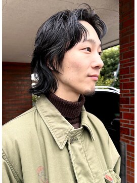 ナループロアオハナ(Nalu pu loa ohana) メンズパーマメンズボブボブパーマボブウルフパーマボブパーマ