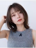 韓国レイヤー顔周りカット透明感カラー髪質改善艶髪シースルー
