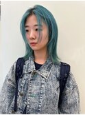 エメラルドグリーン　kaho