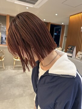 サンド 名古屋(sand) 切りっぱなしボブ/縮毛矯正/髪質改善/レイヤーショートボブ