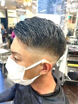 ヘアーメイクロージー 八軒店 (HAIR MAKE ROSY)&nbsp;ツイストスパイラルパーマツーブロックマッシュメッシュフェード