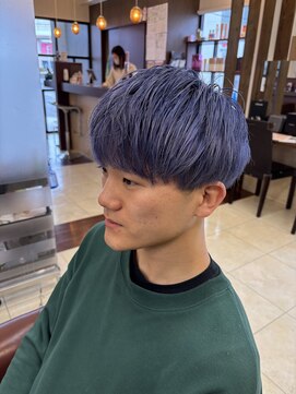 ヘアースペースブルーム ヒーロー 園田店(HAIR SPACE BLOOM hero) ブルーバイオレットカラー