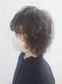 くせ毛風パーマスタイル