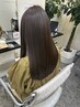 【ダメージケア付き】カットなしヘアカラー　￥12100