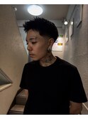 テーパーフェード/スパイキーショート/メンズカット
