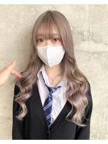 ガルボヘアー 心斎橋店(garbohair) 心斎橋× 量産型向け×ミルクティーロング  