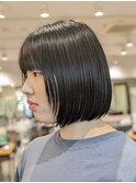 黒髪ゆるモードボブ！