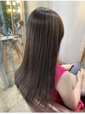 ハイライト×白髪ぼかし