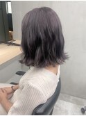 【GEEKS渋谷】透明感/夏カラー/波巻き/パープル/イメチェン/美髪