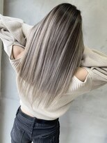 フル(FuLL) ♯バレイヤージュカラー ♯ペールシルバー