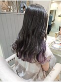 インナーカラーパープルガーネット