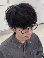 フィフス 名駅(fifth)&nbsp;シャドウパーマ名古屋ルーズパーマ韓国ヘア名駅波巻きメンズ30代