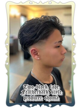 ヘアーファクトリー☆マハロ(Hair Factory☆MAHARO) ツーブロックフェード☆フェザーバックスタイル　ｂｙ SHOMA