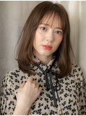 □ミルクティーアッシュ前下がりレイヤー405上尾30代40代50代