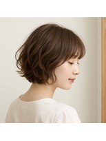 スープレックス ヘアーデザイン(SOUPREX HAIR DESIGN)&nbsp;ショートボブふんわりパーマ　20代 30代 40代 50代 60代　学割
