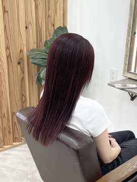 ホンネ(honne.) ローズピンク×顔まわり小顔に見せるヘア/松阪/伊勢/津