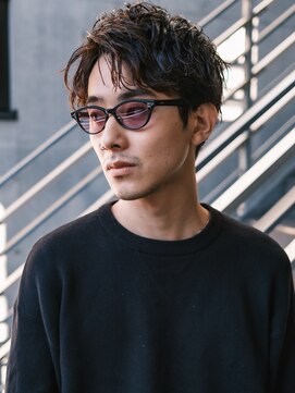 ガレージ バイ グリーン 原宿 表参道(Garage by green) 【SHUN】大人のセンターパート