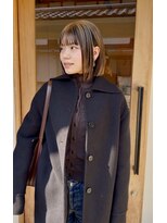 カフネ ジュントス ヨロ(Cafune' juntos YOLO) ボブ アンブレラカラー