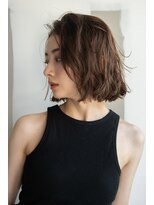 エインアンリー 明治神宮前(AIN.ANLY.)&nbsp;ボブパーマ、ボブパーマゆるめ、ニュアンスパーマ、ゆるめパーマ