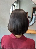 大人切りっぱなしボブ