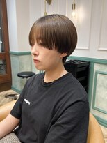 ロンドイディールバンダイ 新潟万代(Lond ideal)&nbsp;モカブラウンマッシュショート