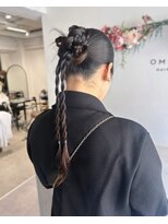 オモチャ 銀座(OMOCHA)&nbsp;個性派シニヨンヘア