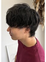 ネクストフォーヘアー(NEXT for hair)&nbsp;メンズマッシュ　ウルフ　ナチュラル　20代